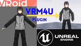 Create a Vroid Avatar for Unreal Engine 4 player character || latest 2021
