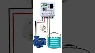 Fully automatic water level controller for water tank #shorts #youtubeshorts #electricalworks