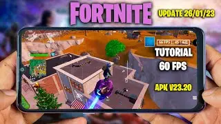 FORTNITE MOBILE CHAPTER 4 | TUTORIAL 60 FPS ↗️ UPDATE 26/01/23
