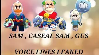 NEW BRAWLER SAM VOICE LINE LEAKED|NEWBRAWLERGUSVOICE LINELEAKED|BRAWL STARS SNEAK PEAK #robotfactory