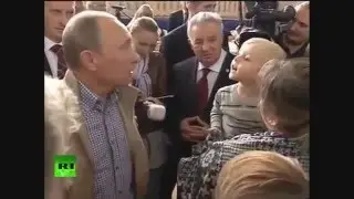 Ребенок говорит Путину ТЫ Палач!