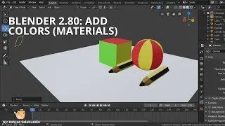 11. BLENDER 2.80: HOW TO ADD COLOR IN BLENDER