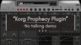Korg Prophecy VST Plugin (Korg Collection 6) - No talking demo