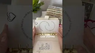 bills cash stuffing ASMR #asmr #money #cashstuffwithme #cashstuffing #budgeting #shorts
