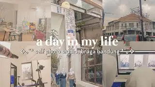 a day with my besties ✿‧₊✧° self photo studio at braga bandung, onigiri, etc. | Indonesia