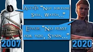 First spoken words of every Assassin's Creed protagonist (Part 1-3: 2007-2020)