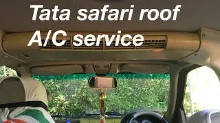 Tata safari roof Ac cover remove