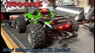 Traxxas Mini Maxx Light Kit Installation