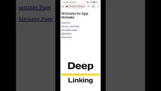 React Native Deep liking Example | 