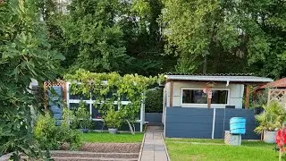 Vlog 🇩🇪 Наша дача в Германии 🏕/Выкапала корни  Канны/🌺обрезали Деревья/Готовимся к Зиме