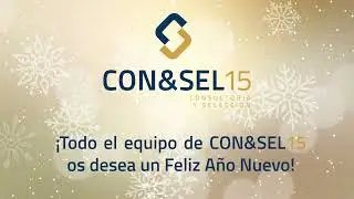 ¡CON&SEL15 os desea un Feliz Año Nuevo!
