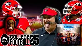 I USED UGA IN MY VERY FRIST GAME OF COLLEGE FOOTBALL 25 AND THIS HAPPENS....