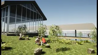 Skiing Lodge Model in Revit 2