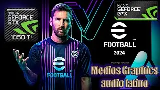 efootball 2024 (Barcelona vs Manchester United 1-1 )Rendimiento con GTX1050ti