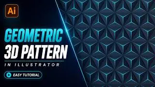 Geometric 3D Pattern in Illustrator with Basic Shapes