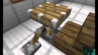 Как построить в Minecraft механизированный стол и стул