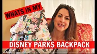 Whats in my Disney Park Backpack