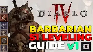 Barbarian Season 1 Leveling Upheaval Guide - Diablo 4