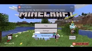 We be playing Minecraft mobile cuz y not!! Continued