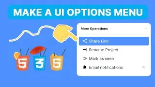 💖(NEW) How to Make a Dropdown Menu with HTML CSS and JS