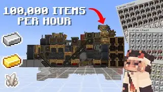 The Most OVERPOWERED Create Mod Farm EVER | 13 Unique Items, 100,000 /HR