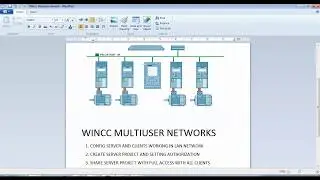 Wincc 7.4 Multiuser configuration , Server- Clients