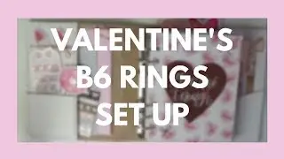 B6 RINGS SET UP // SPC Valentine's Kit Theme!