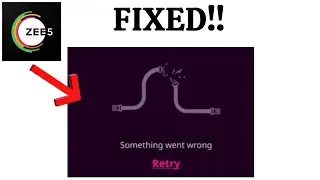 Fix Zee5 App 'Oops Something Went Wrong' Problem|| GBM TECH