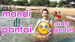 Mandi Buka Baju Di Pantai Sanur Bali