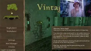 QWAIG PLAYS #VINTAGESTORY (MINECRAFT KILLER) *MINECRAFT SUX*
