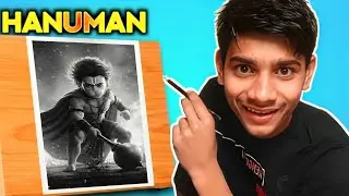 Draw With Me - How To Draw Hanuman ji | Lord Hanuman ji Drawing 😍