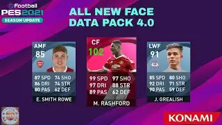 PES 2021 | ALL NEW FACE DATA PACK 4.0 | VERSI 5.2.0