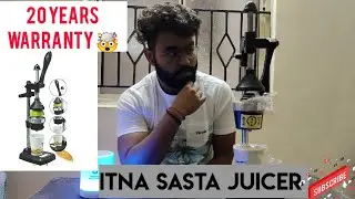BTC INDIA HPJ Aluminum Hand Press Juicer | Easy to use Juicer with 20 year Warranty