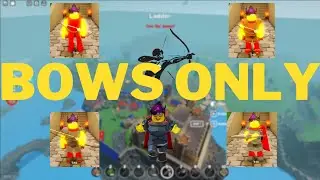The Bow Only Challenge | Roblox The Survival Game