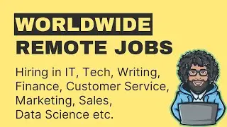 Top 11 Worldwide Remote Jobs Hiring Now | Digital Nomad Jobs | Remote IT Jobs | Best Remote Jobs