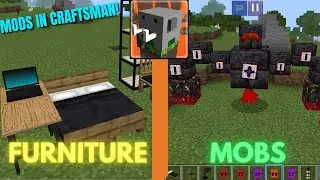 How to install MODS in New Craftsman: Building Craft! | New Blocks, Mobs, Items!