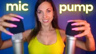 ASMR ☆ Mic Pumping, Scratching, Swirling, Mouth Sounds for 100 %  tingles 