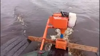 Мотор из бензотримера