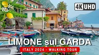 LIMONE SUL GARDA Walking Tour 4K 🍋 ITALY 2024 Lake Garda WALK
