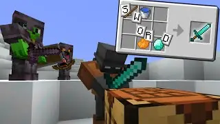 Minecraft Manhunt, but LETTERS Make ITEMS