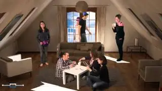 Workshop Animatika - studenti 3d  e Render Architettonico - mansarda 3d