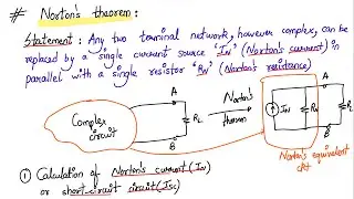 EEEE Lecture 8 Live 2023 | Norton's theorem | Numerical's | LTspice Simulation