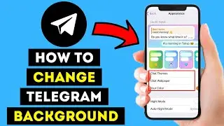How To Change Telegram Background 2024 / Change Telegram Chat Theme and Color!