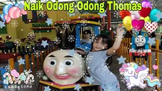 Odong Odong Kereta Thomas | Bermain di Kebun Binatang Ragunan bersama Safa | Aku Naik Odong Odong
