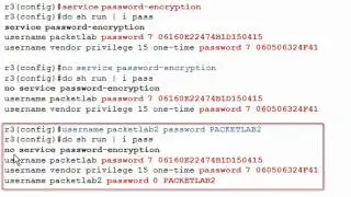 Setting Strong Encrypted Passwords On Cisco Devices - Part 3