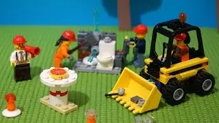 Игры с LEGO. Пицца для строителей
