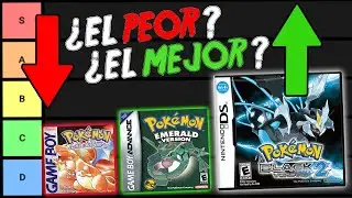TODOS LOS JUEGOS DE POKEMON: Del PEOR al MEJOR / Mr. Jonfer
