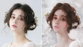 Painting My Favorite Girl Step by Step | Oil Portrait Tutorial