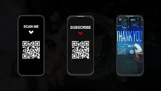 QR Code Displaying on Phone Graphics | MoGRT Template for Premiere Pro 2023