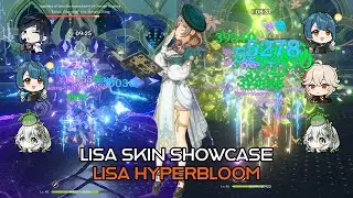 C0 Lisa Hyperbloom (New Skin) Showcase - Genshin Impact 3.4 - Spiral Abyss Floor 12 (9★)